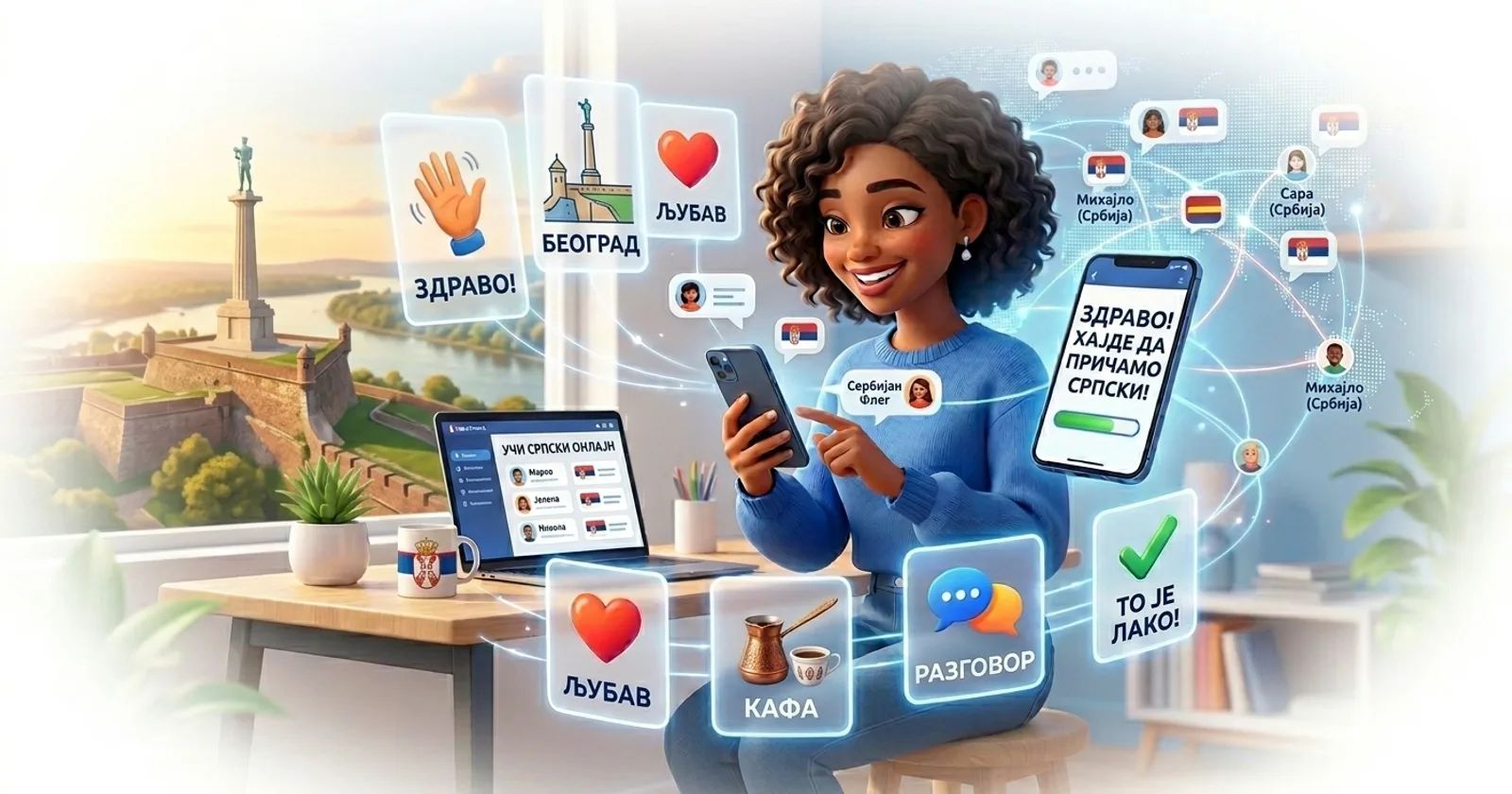 Koyi Sabiyan a kan layi tare da Lingocard - katunan koyo, maimaitawa a tazara da horon magana