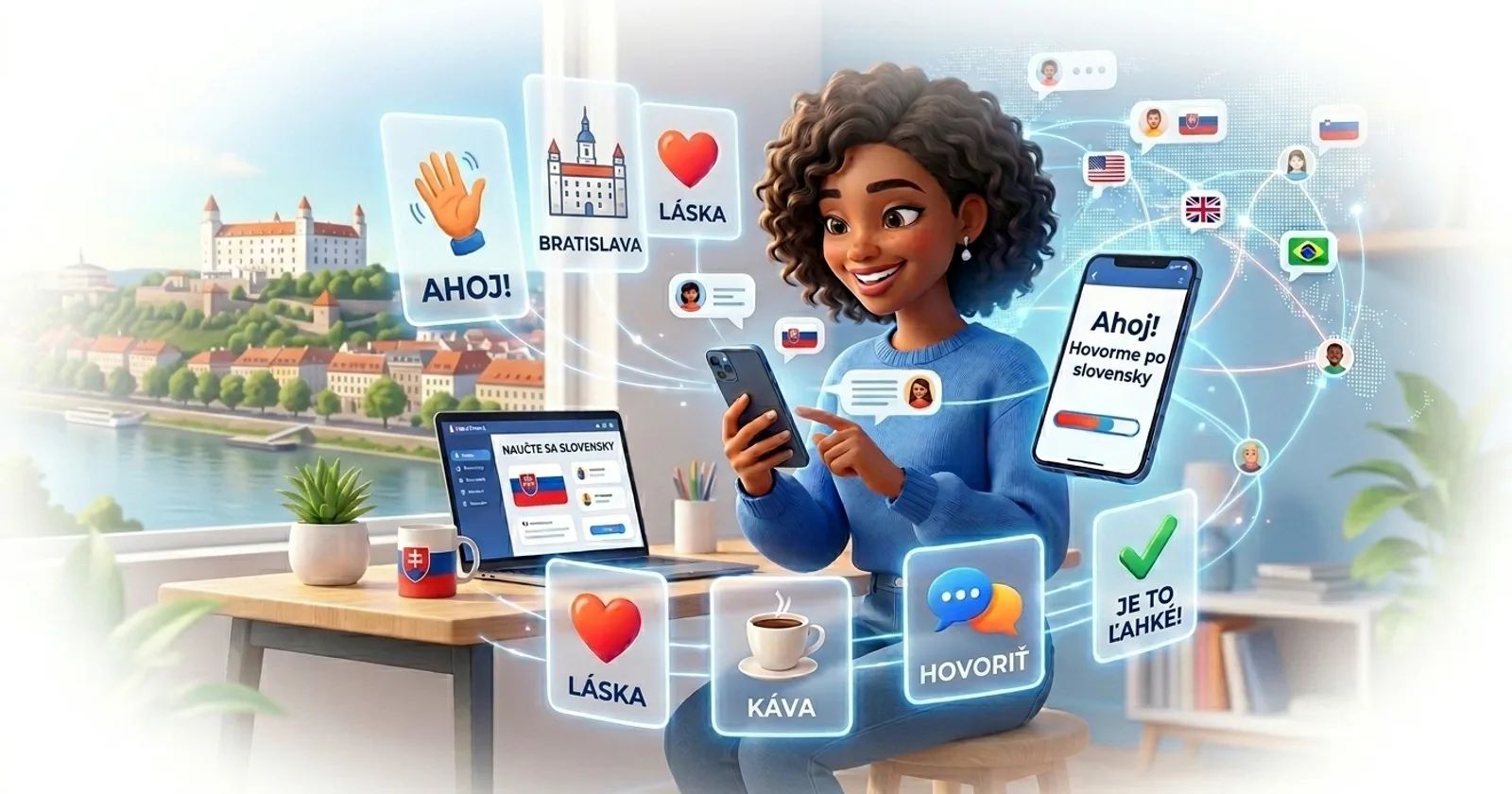Koyi Basulke a kan layi tare da Lingocard - katunan koyo, maimaitawa a tazara da horon magana